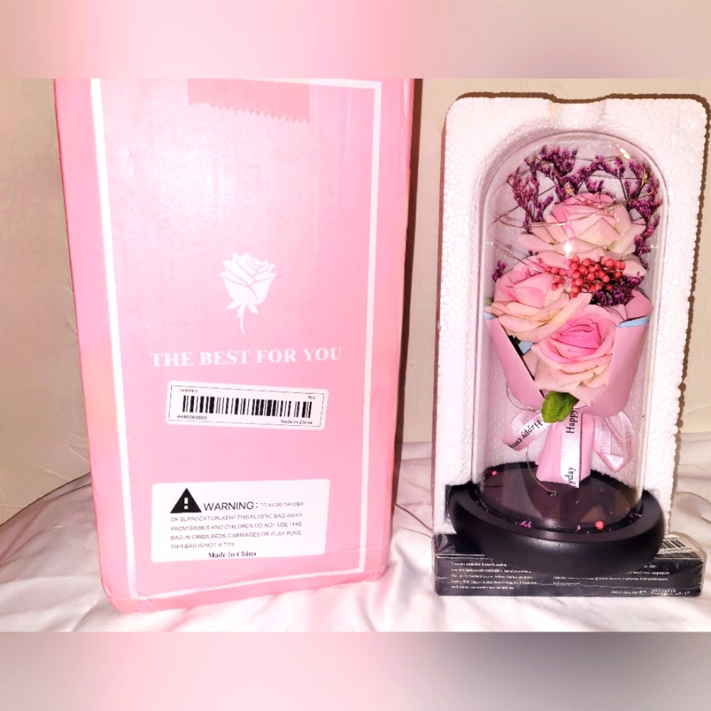 🩷 Forevermore Pink Light Rose 🌹 gift ?